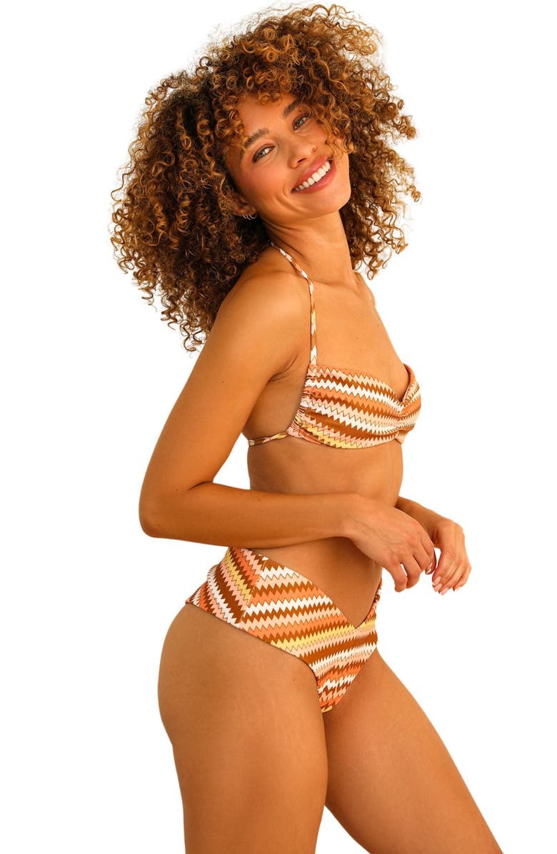 Dippin Daisys Genie Bottom, Alternate, color, Groovy Stripe