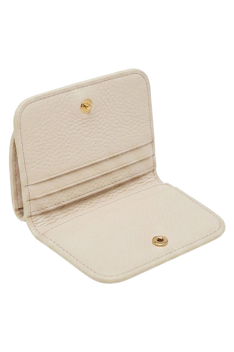 Pucker Up Leather Wallet, Alternate, color, LIMESTONE