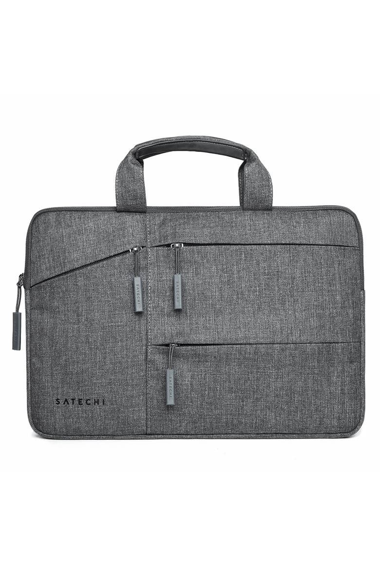 Water-Resistant Laptop Carrying Case with Pockets, Main, color, Black