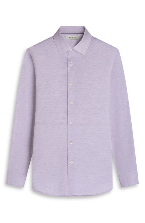 Bugatchi James Ooohcotton® Space Dye Button-up Shirt In Pink