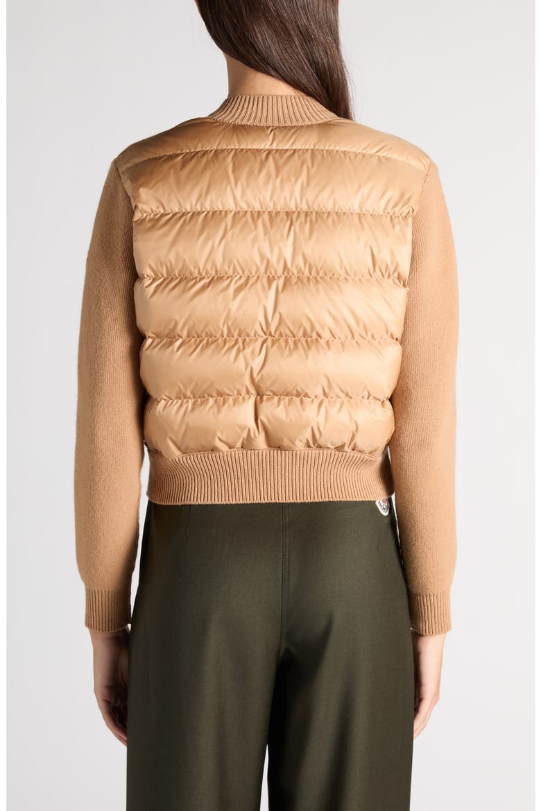 Wool & Cashmere Blend Cardigan, Alternate, color, BEIGE