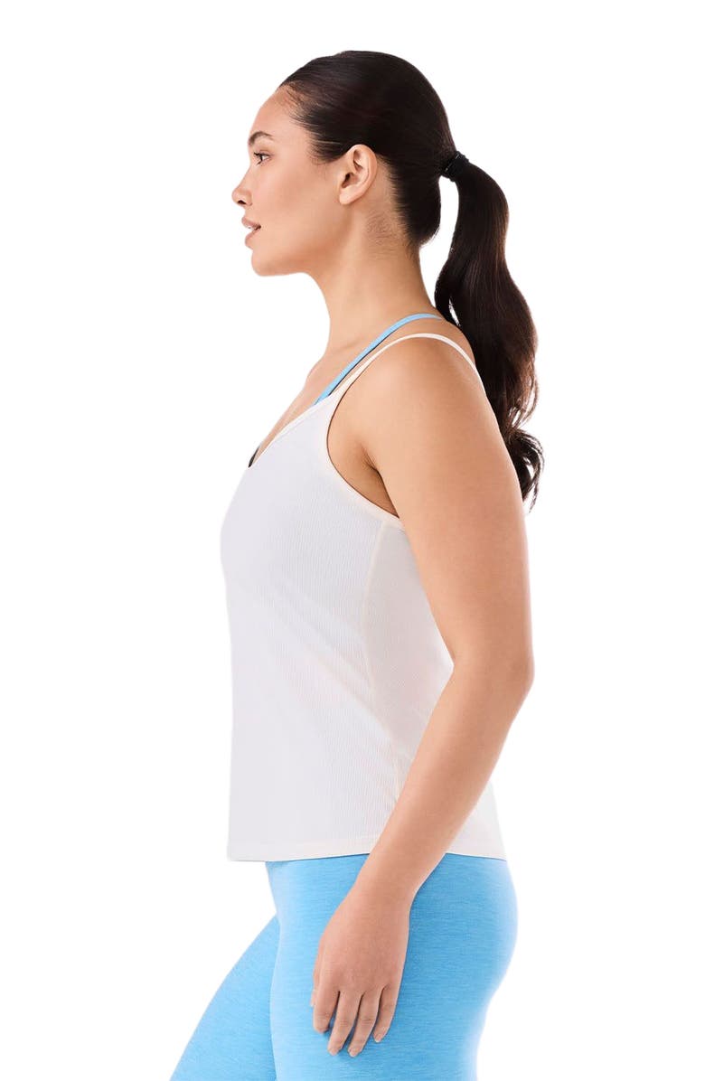 Tavi Pace Rib Tank, Alternate, color, Coconut