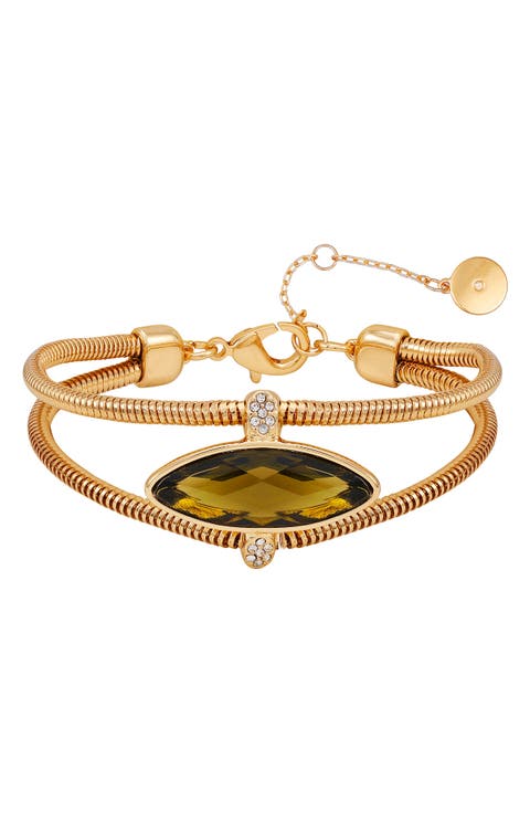 Crystal Snake Chain Bracelet