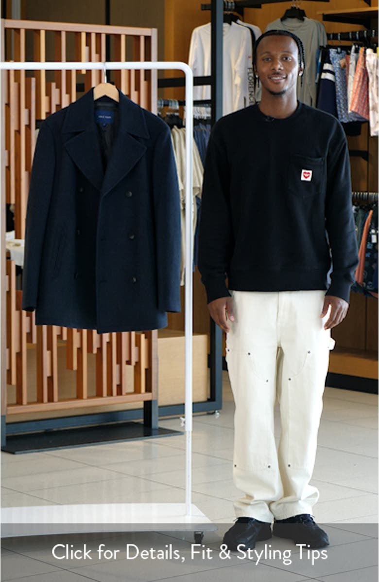 Double Breasted Peacoat, sales video thumbnail