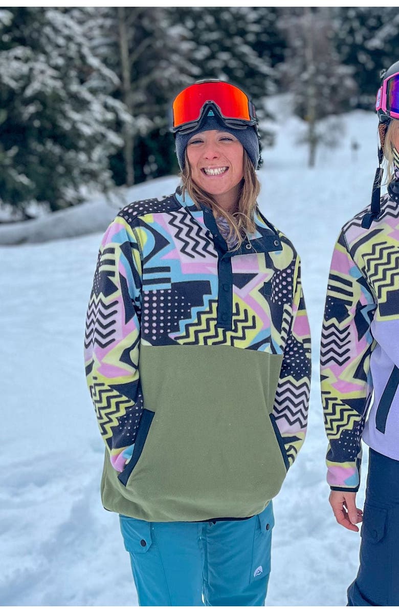 OOSC Saved By The Bell Fleece Khaki - Women's, Alternate, color, Khaki