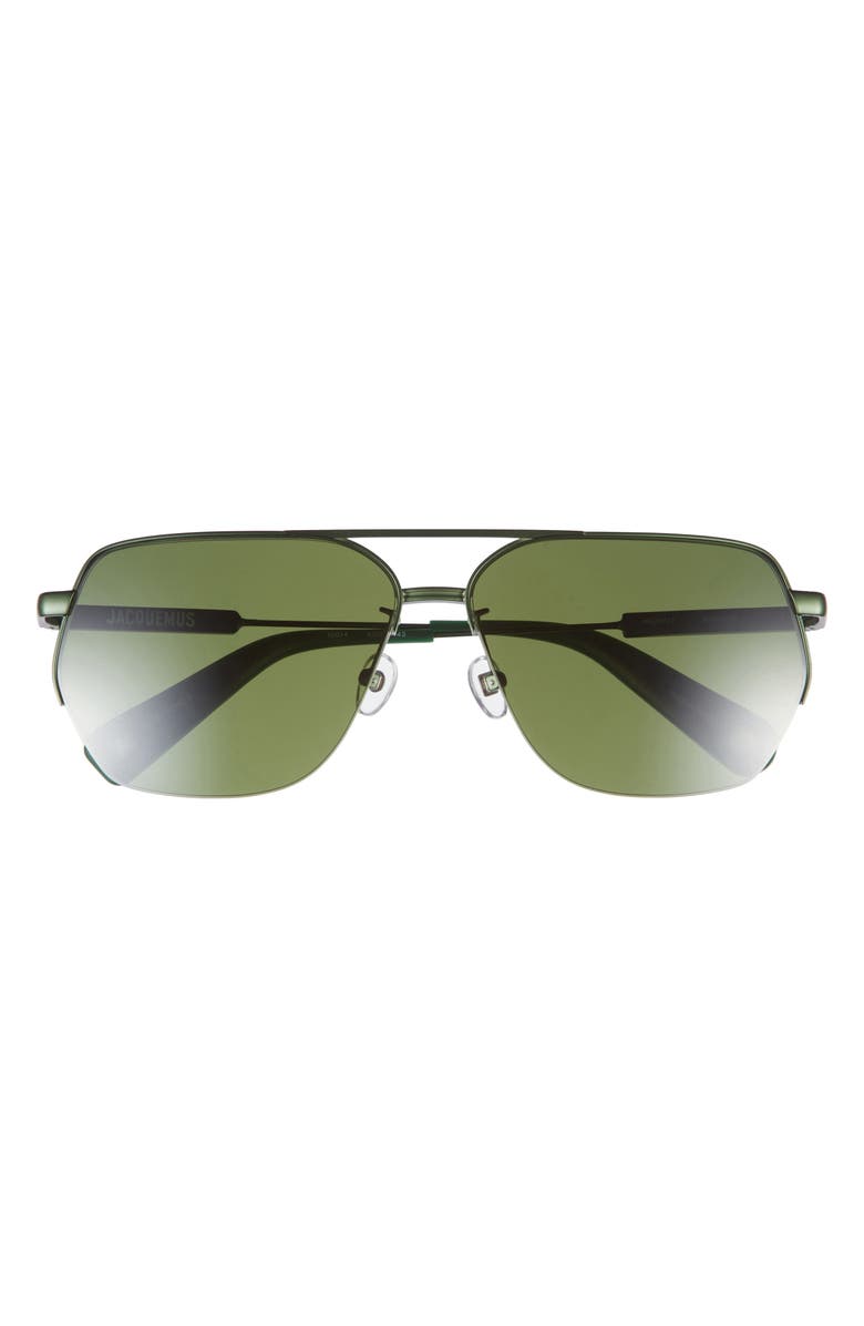 Jacquemus Les Lunettes Aviador Sunglasses, Main, color, 