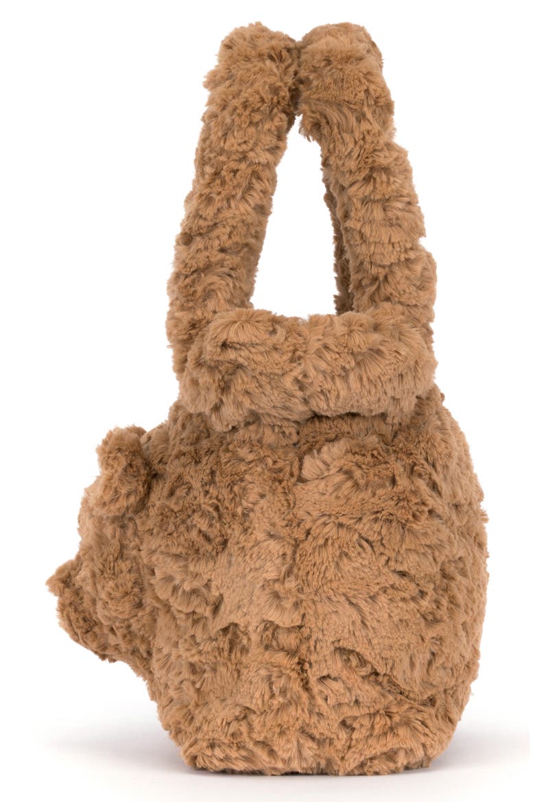 Bartholomew Bear Handbag, Alternate, color, BROWN