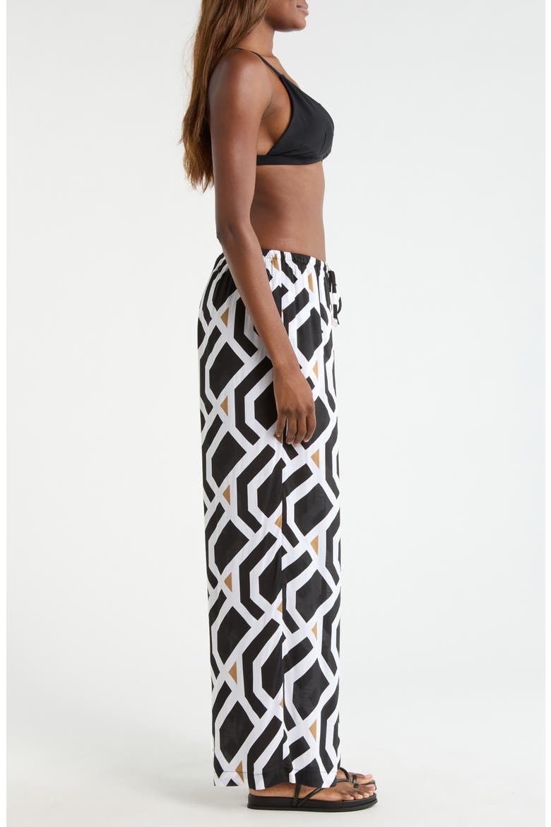 Surf Cover-Up Pants, Alternate, color, BLACK PRINT