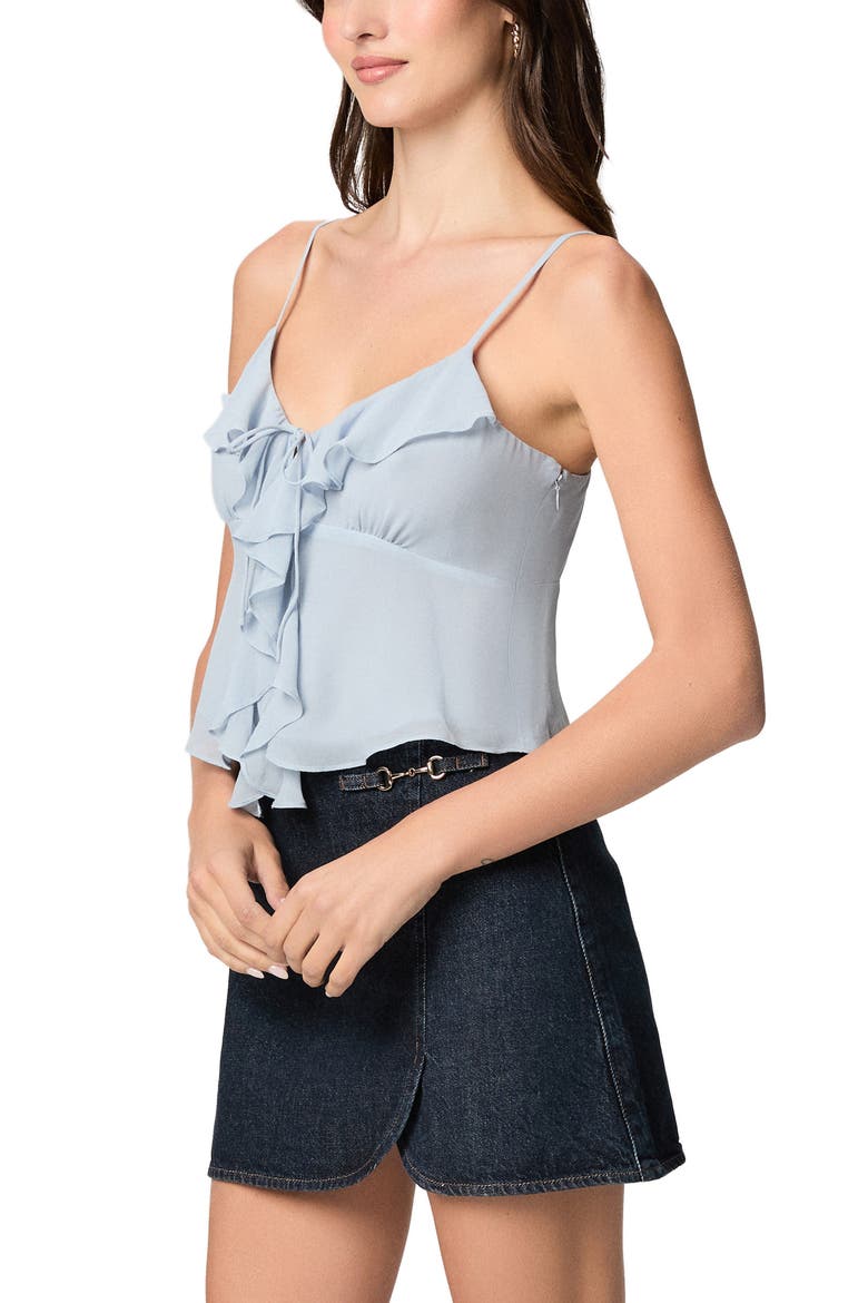 Indiah Ruffle Camisole, Alternate, color, STRDSTBLUE