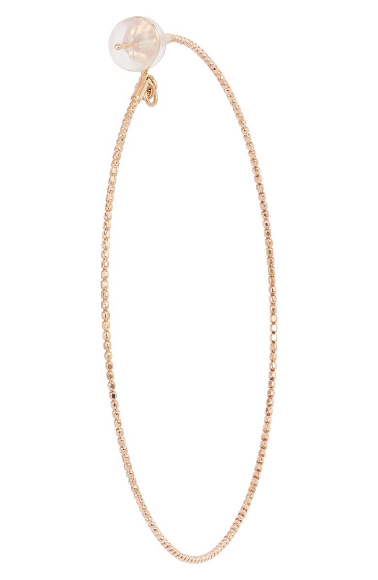 Poppy Finch Skinny Beaded Hoop Earrings, Alternate, color, 