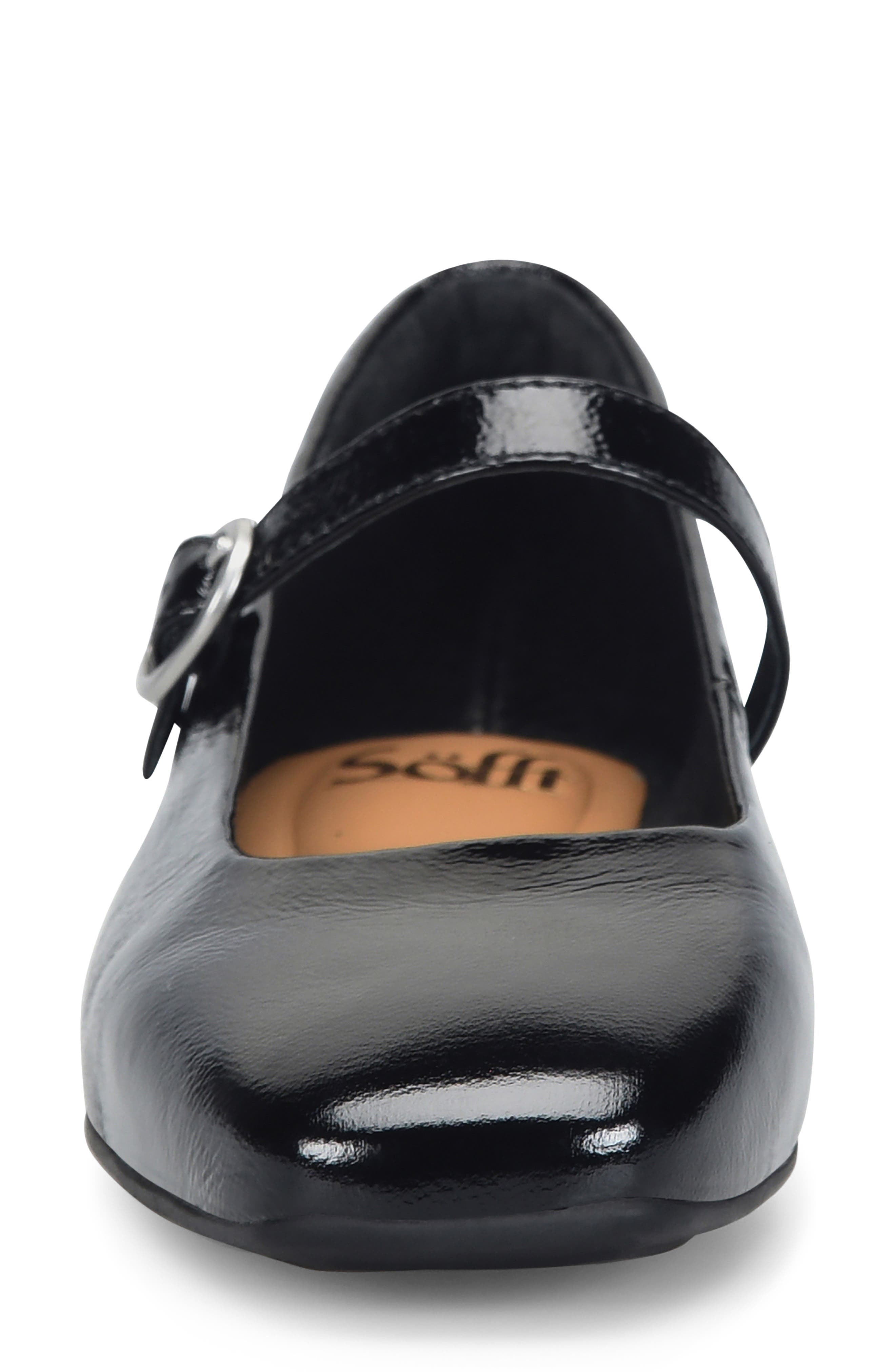 Palma Square Toe Mary Jane Flat, Alternate, color, BLACK PATENT