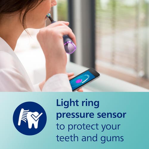 Philips Sonicare Diamondclean Smart 9300 Electric Toothbrush App Grey In Pink