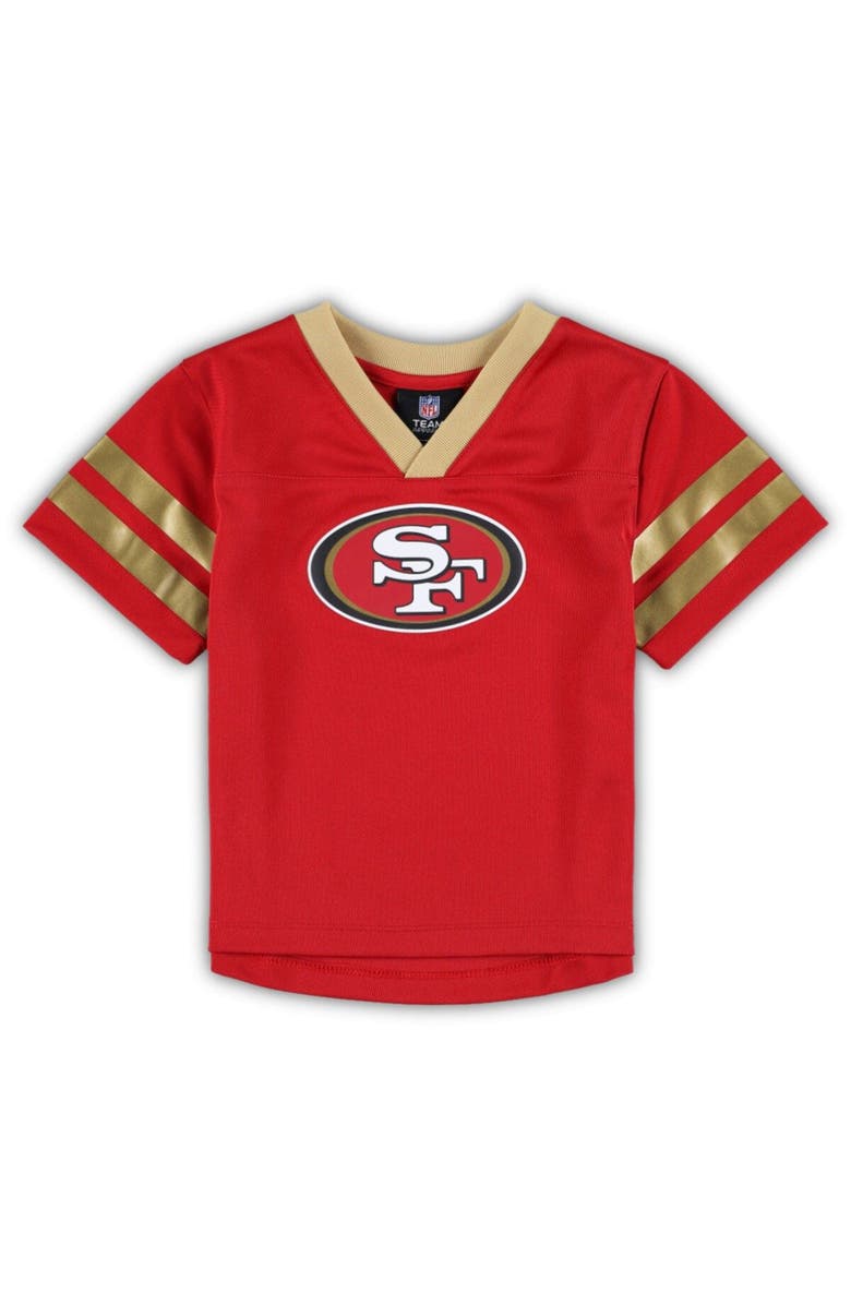 Outerstuff Toddler Scarlet San Francisco 49ers Red Zone Jersey & Pants Set, Alternate, color,