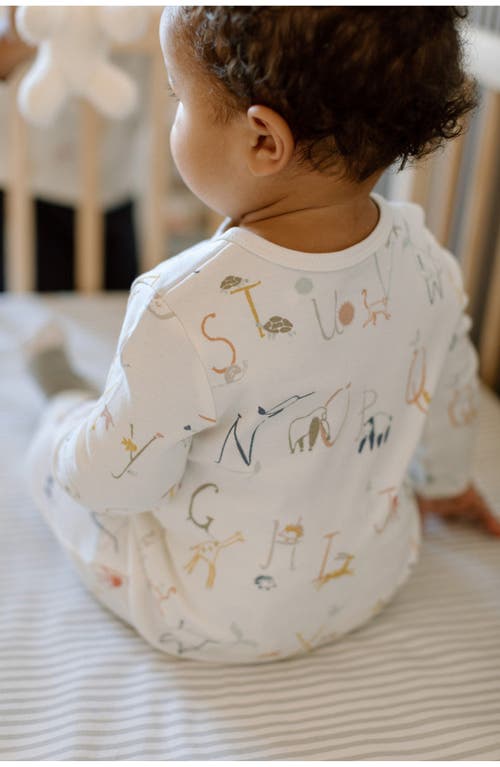 Pehr Henley Organic Cotton Romper In A To Zoo