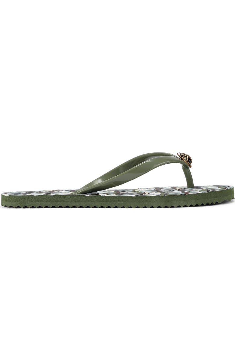 Kurt Geiger London Kensington Flip Flop, Main, color, Green Multi