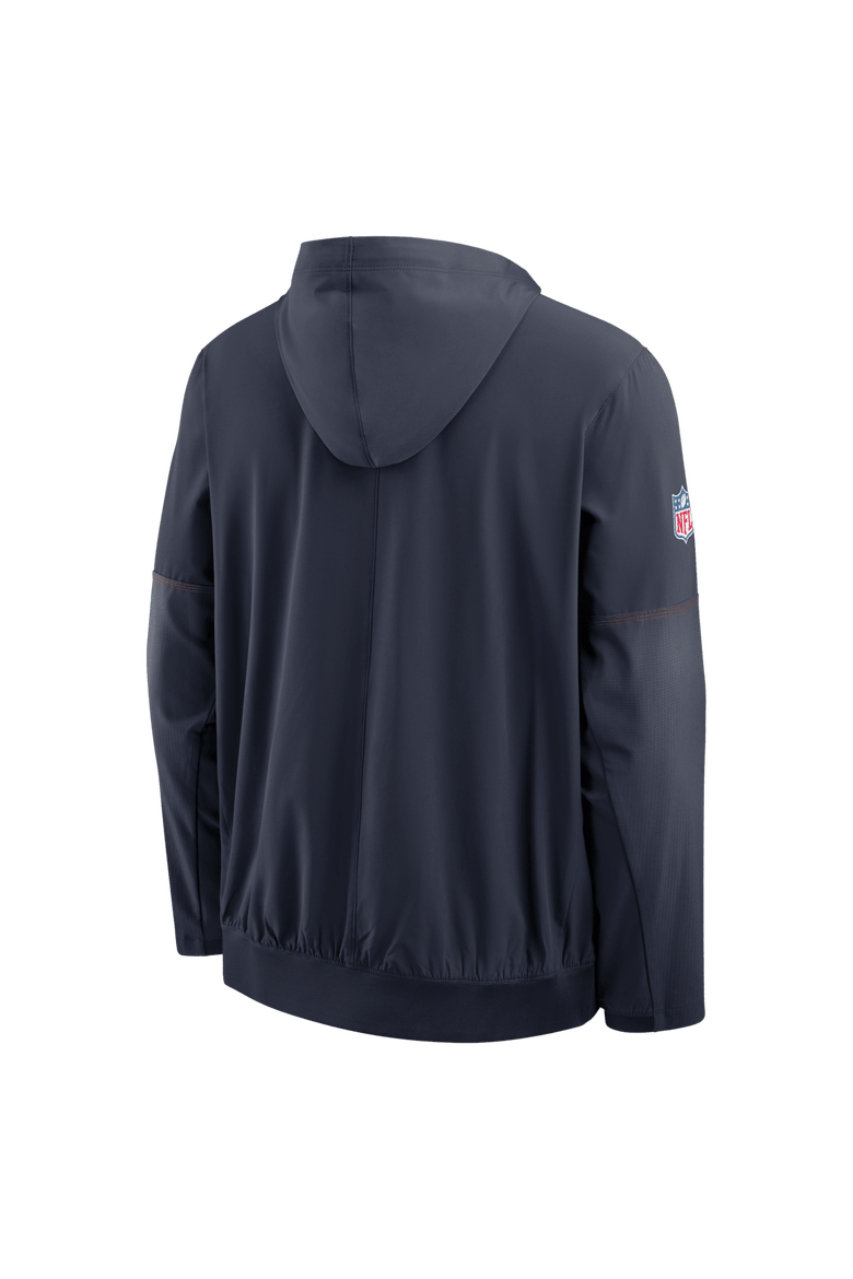 Men's Nike Navy Chicago Bears Sideline Anorak Half-Zip Hooded Jacket, Alternate, color, Navy