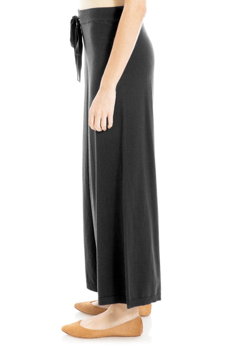 Fine Gauge Sweater Pants, Alternate, color, BLACK