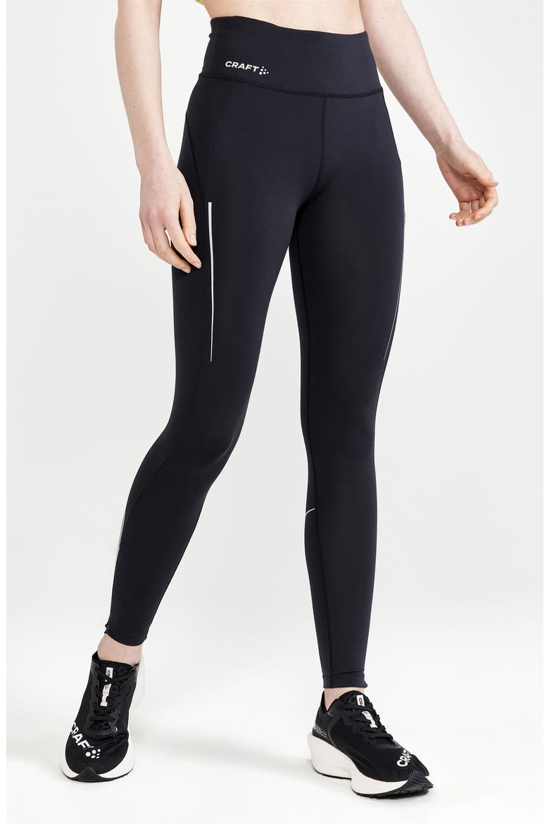 Advance Essence Running Tights, Main, color, BLACK