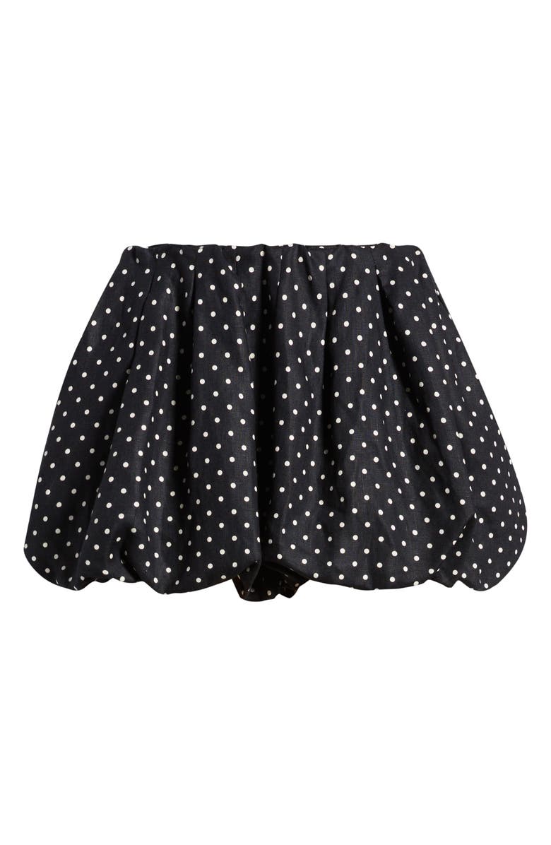 Faithfull the Brand Lucia Shorts, Alternate, color, Lola Polkadot-Black/ Cream