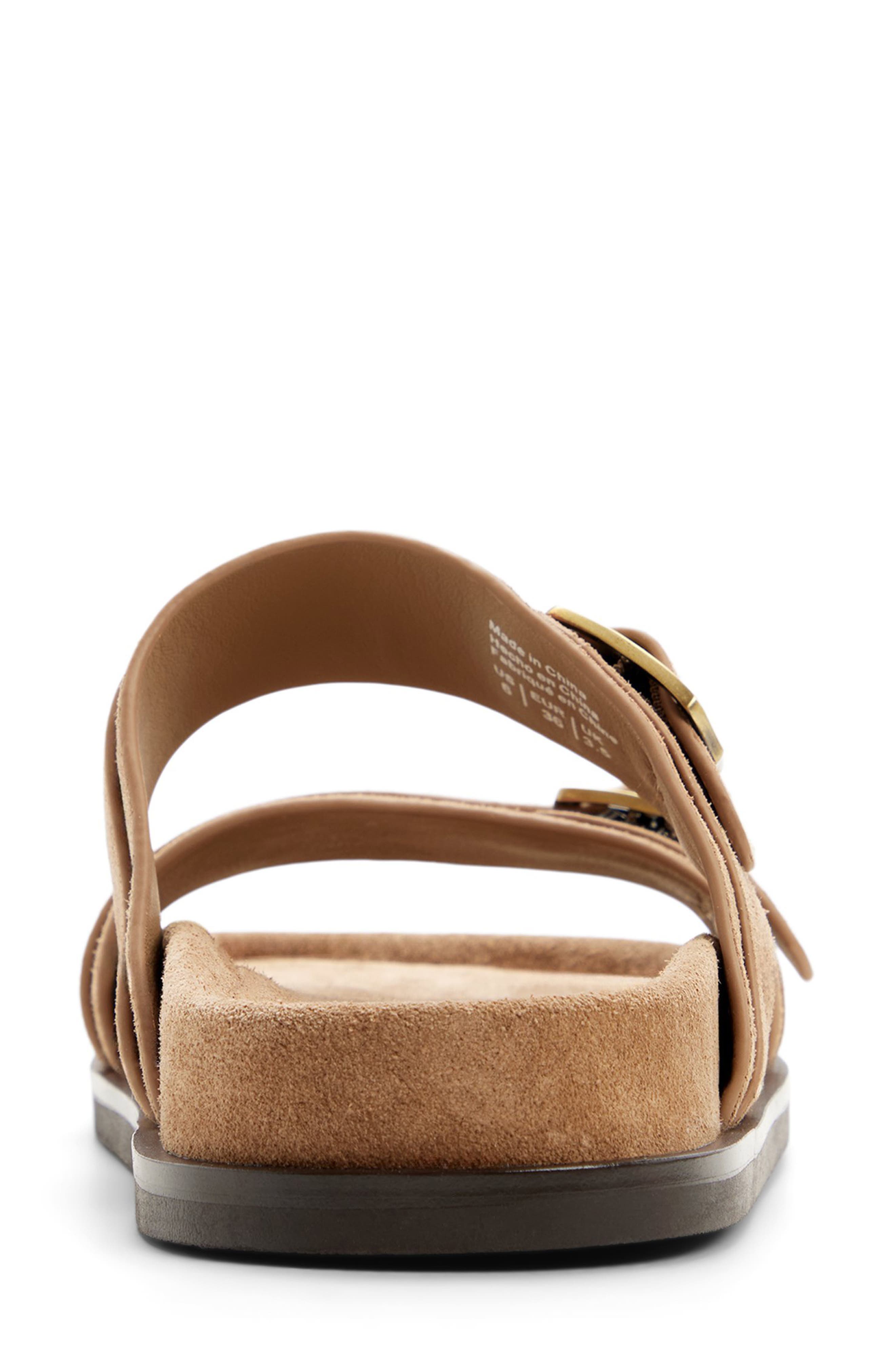 Cecilia Slide Sandal, Alternate, color, LIGHT BROWN