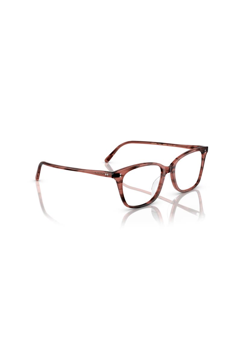 52mm Rectangle optical glasses, Alternate, color, Red