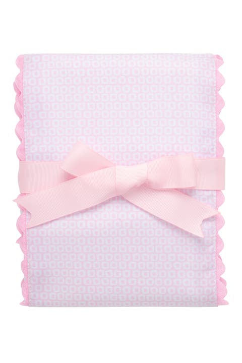 Dot Fancy Fabric Burp Cloth