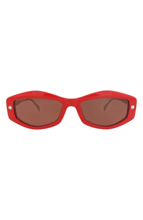 52mm Rectangular Sunglasses