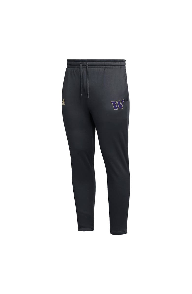 adidas Men's adidas Black Washington Huskies AEROREADY Tapered Pants, Alternate, color, 