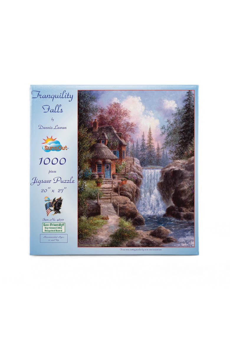 Tranquility Falls 1000 piece Jigsaw Puzzle for Adults, Alternate, color, Multicolor