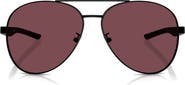 Scuderia Ferrari 60mm Mirrored Pilot Sunglasses