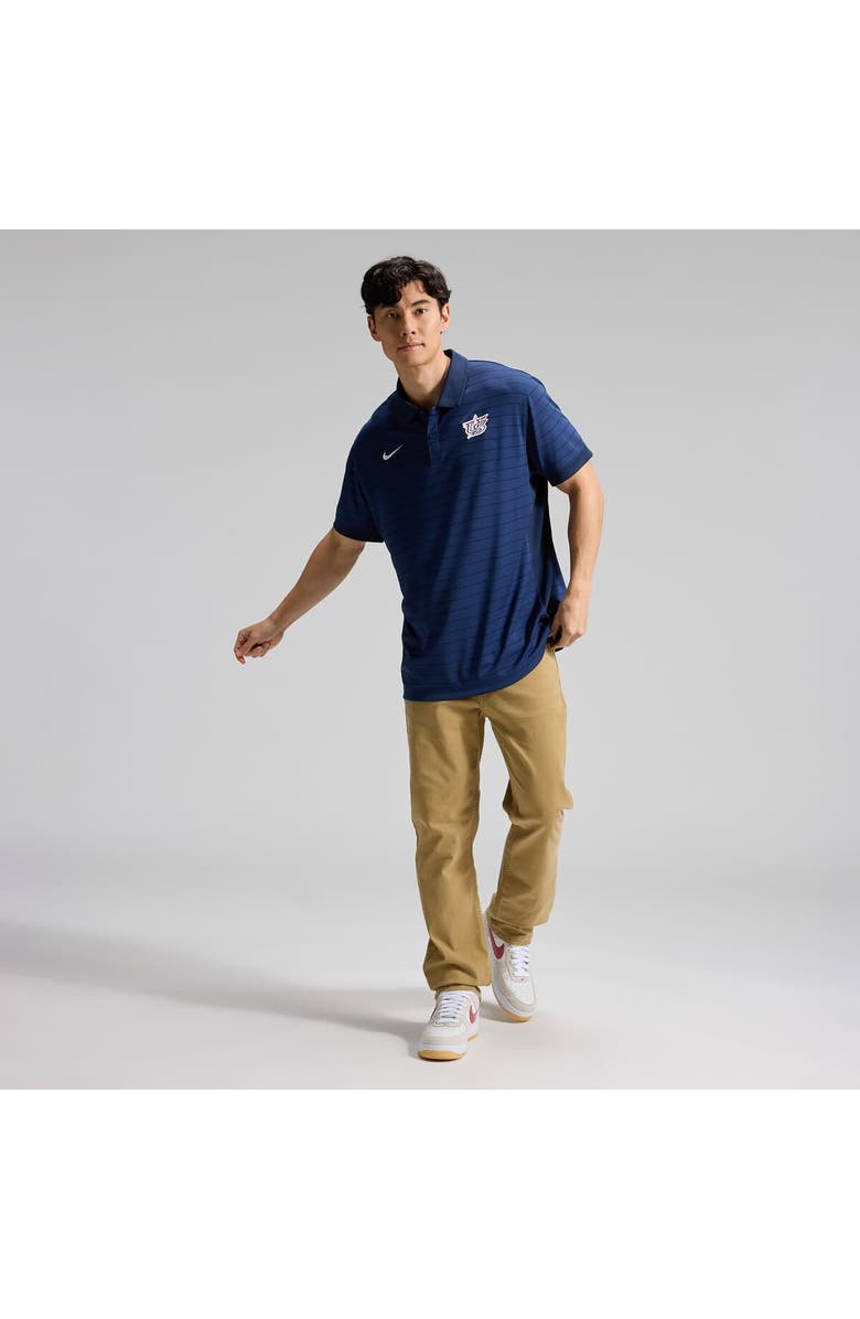 Nike Men's Nike  Navy USA Baseball 2026 World Baseball Classic Victory Striped Dri-FIT Polo, Alternate, color, Navy