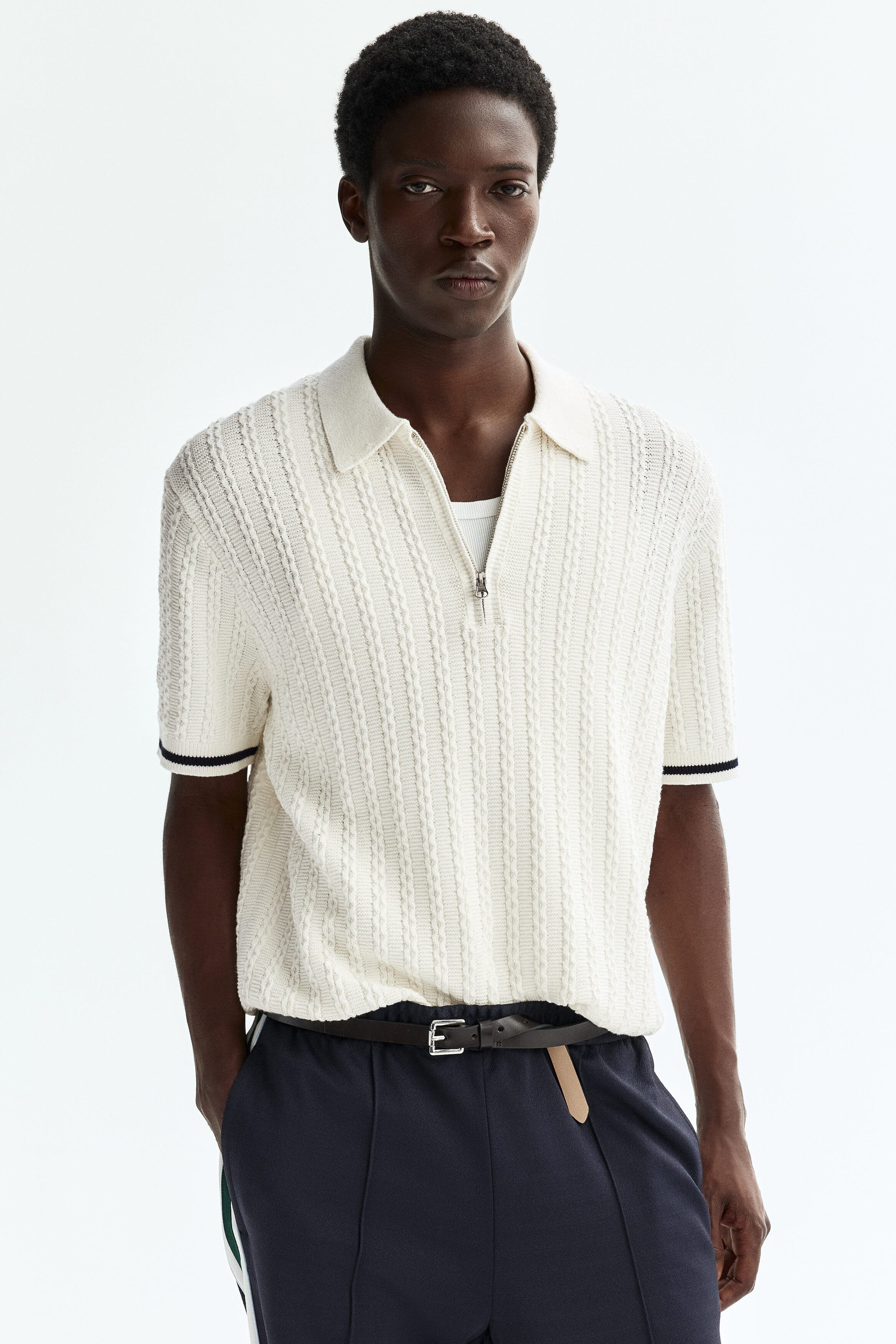 Relaxed Fit Cotton Polo Shirt - image 2