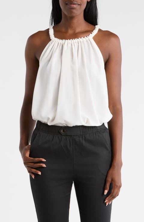 Ruched Neck Tank