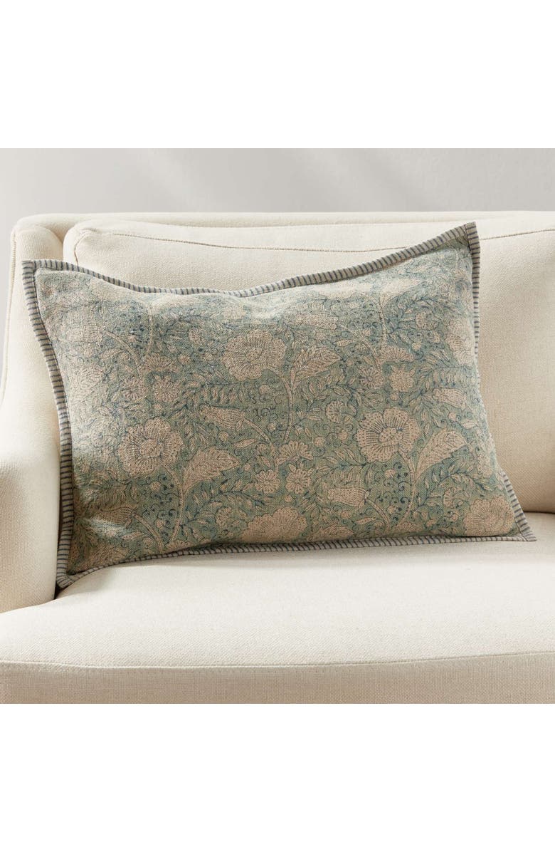 Napa Home & Garden Pascaline Lumbar Pillow, Alternate, color, Blue