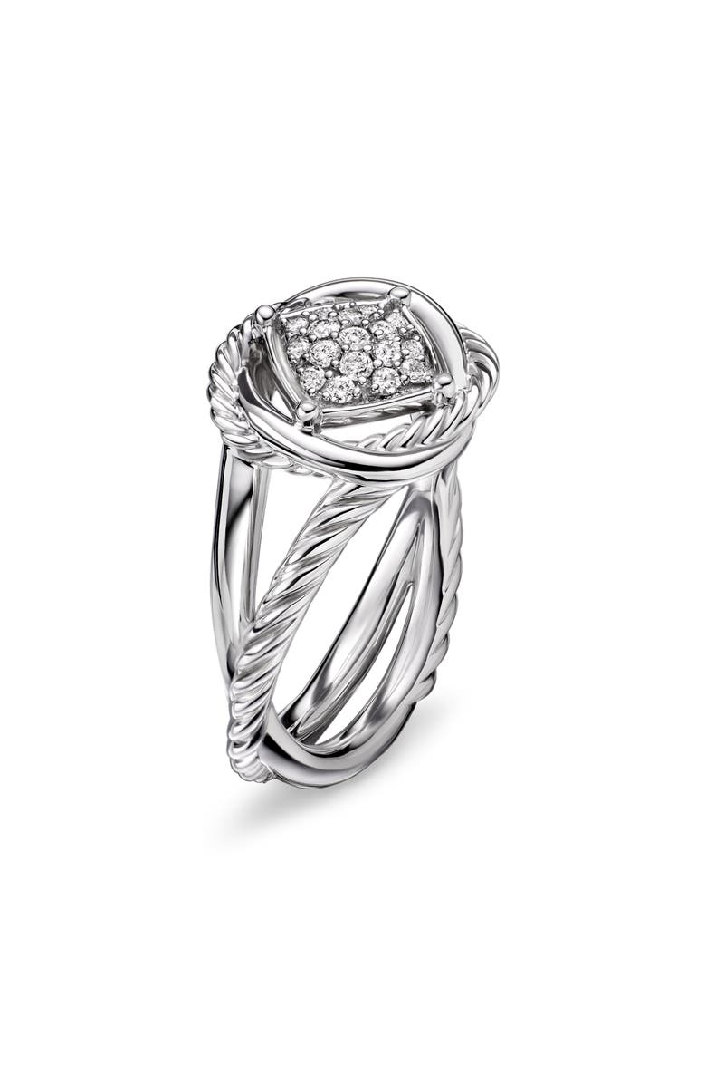David Yurman Infinity Ring with Diamonds, Alternate, color, Diamond