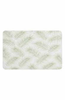 Carved Palms Stone Bath Mat