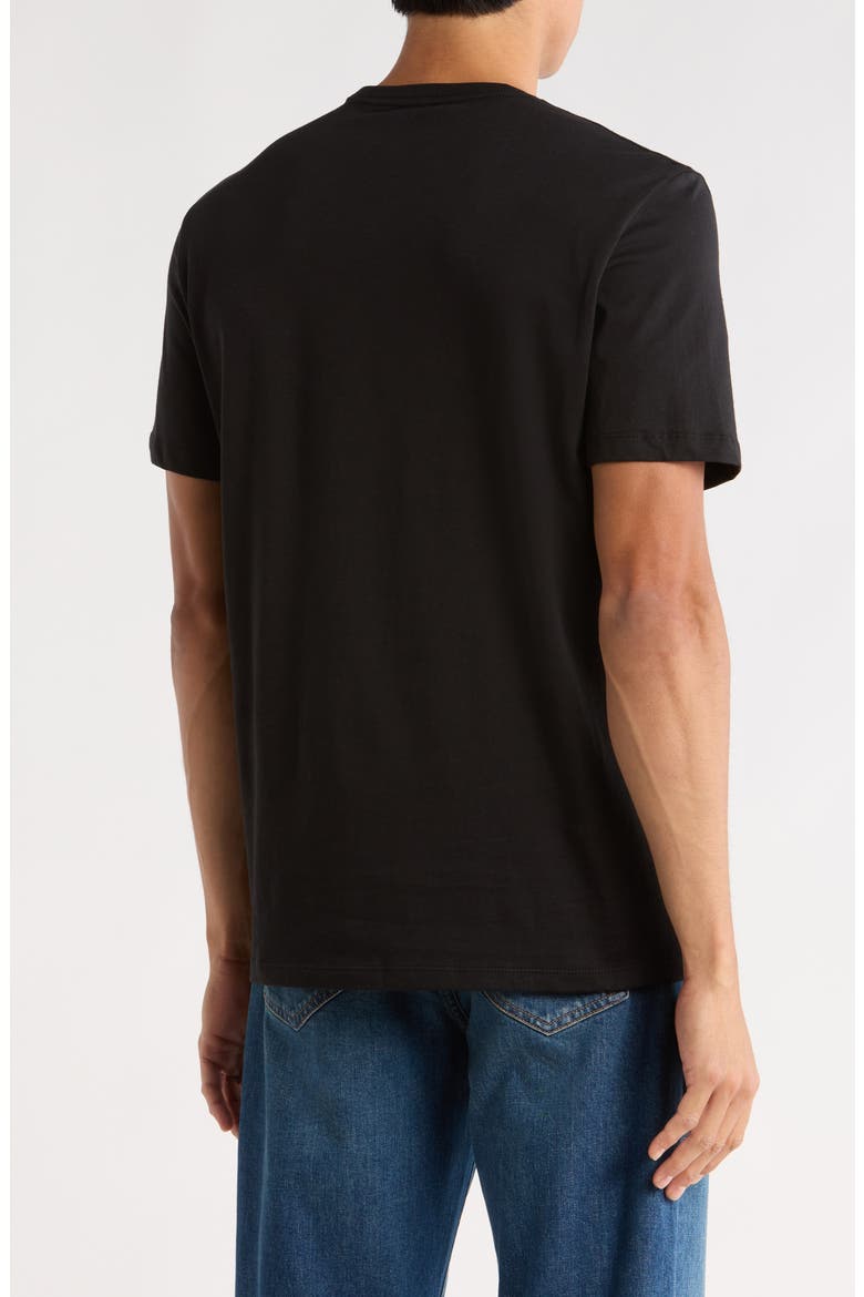 Logo Cotton T-Shirt, Alternate, color, BLACK