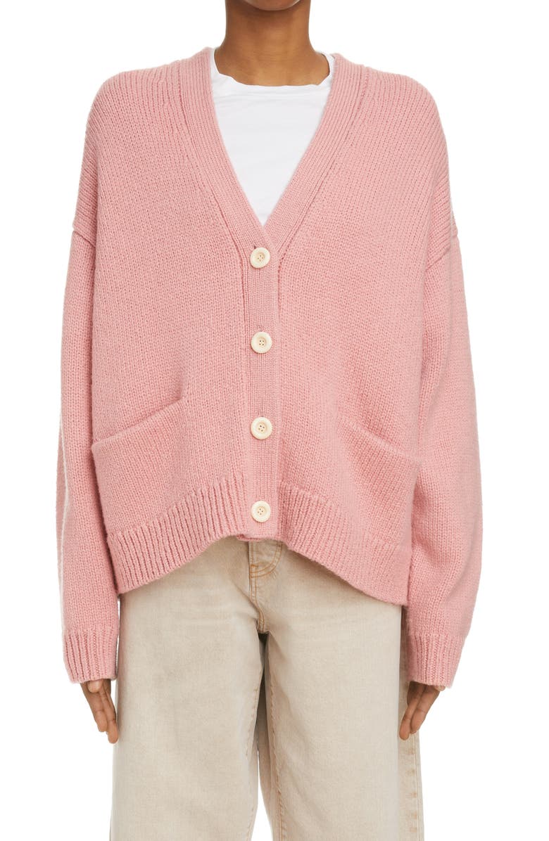 Acne Studios Kida Wool Blend Cardigan, Main, color, 