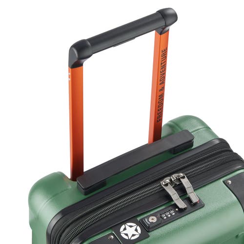 Jeep Jh002b Carry-on 19 Inch Hardside Expandable Luggage With Spinner Wheels In Green
