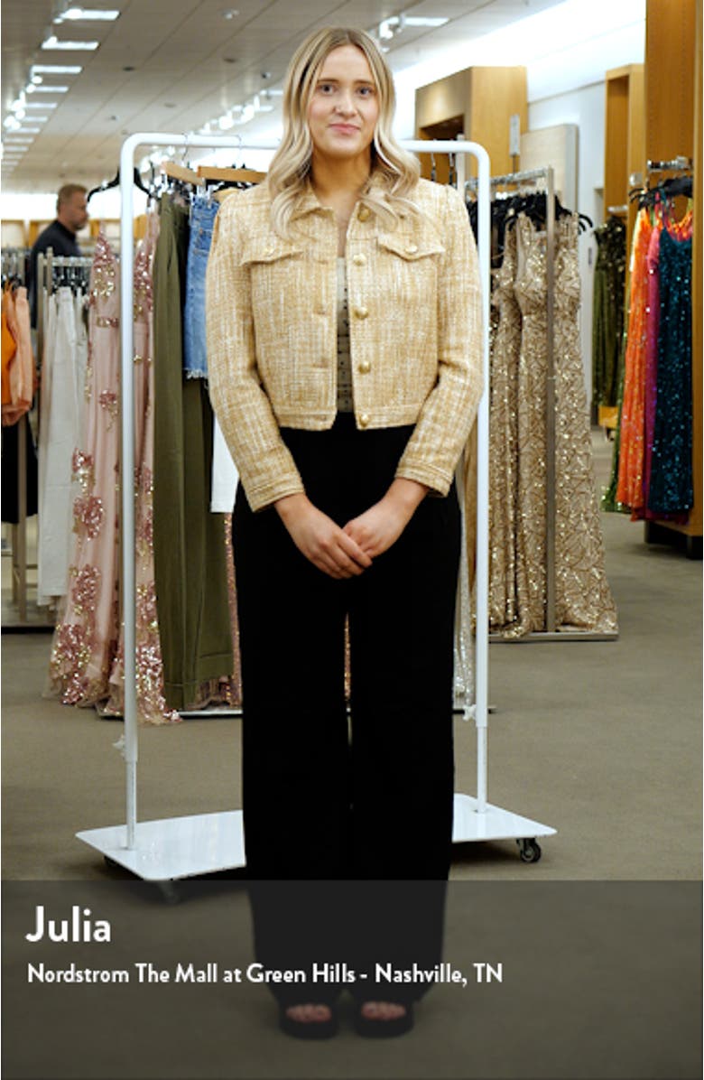 Kasey Tweed Crop Jacket