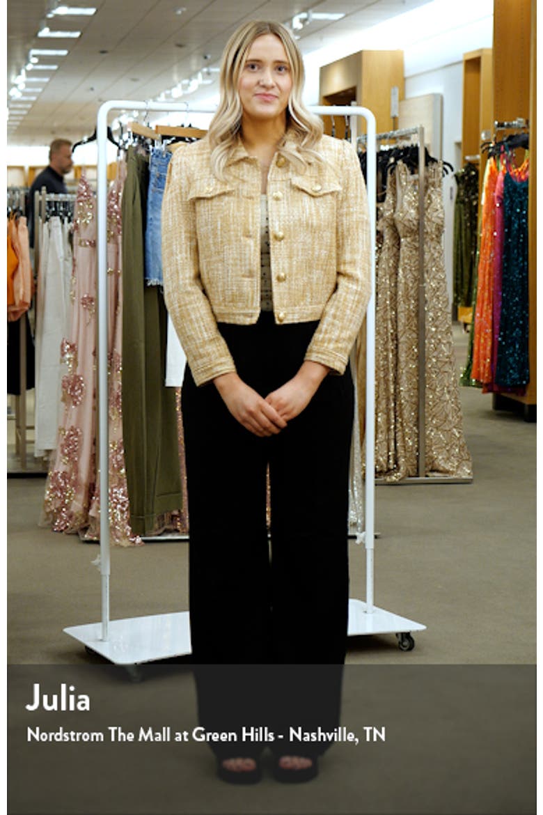 Kasey Tweed Crop Jacket video