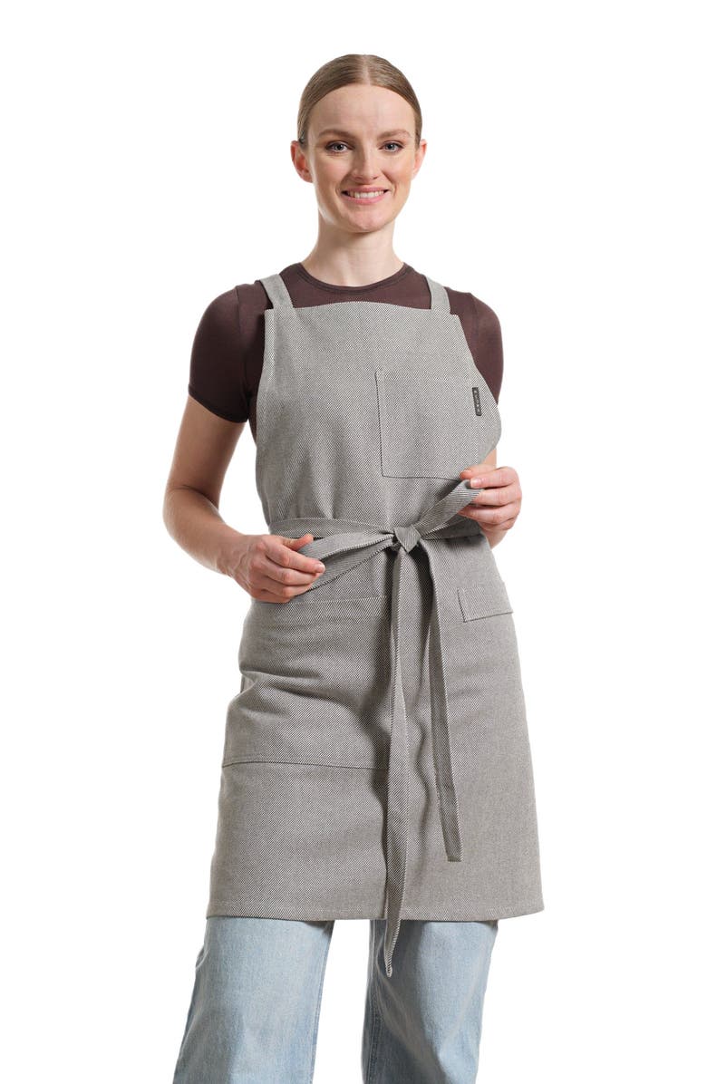 Meema Crossback Apron - Heavy Twill Solid, Main, color, Charcoal