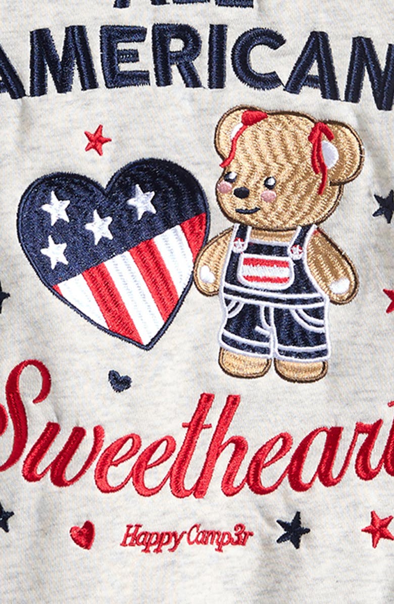 HAPPY CAMP3R Kids' All American Hoodie, Alternate, color, Heather Gray