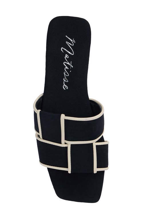 Matisse Biscayne Slide Sandal In Black