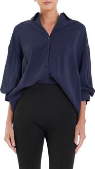 English Factory Balloon Sleeve Button-Up Shirt