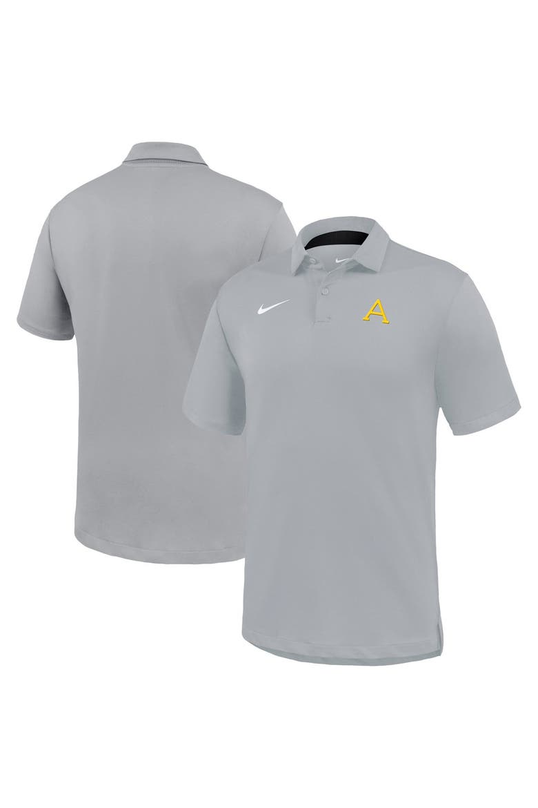Men's Nike Gray Army Black Knights 2026 West Point Classic Collection Dri-FIT Tour Polo, Main, color, Gray