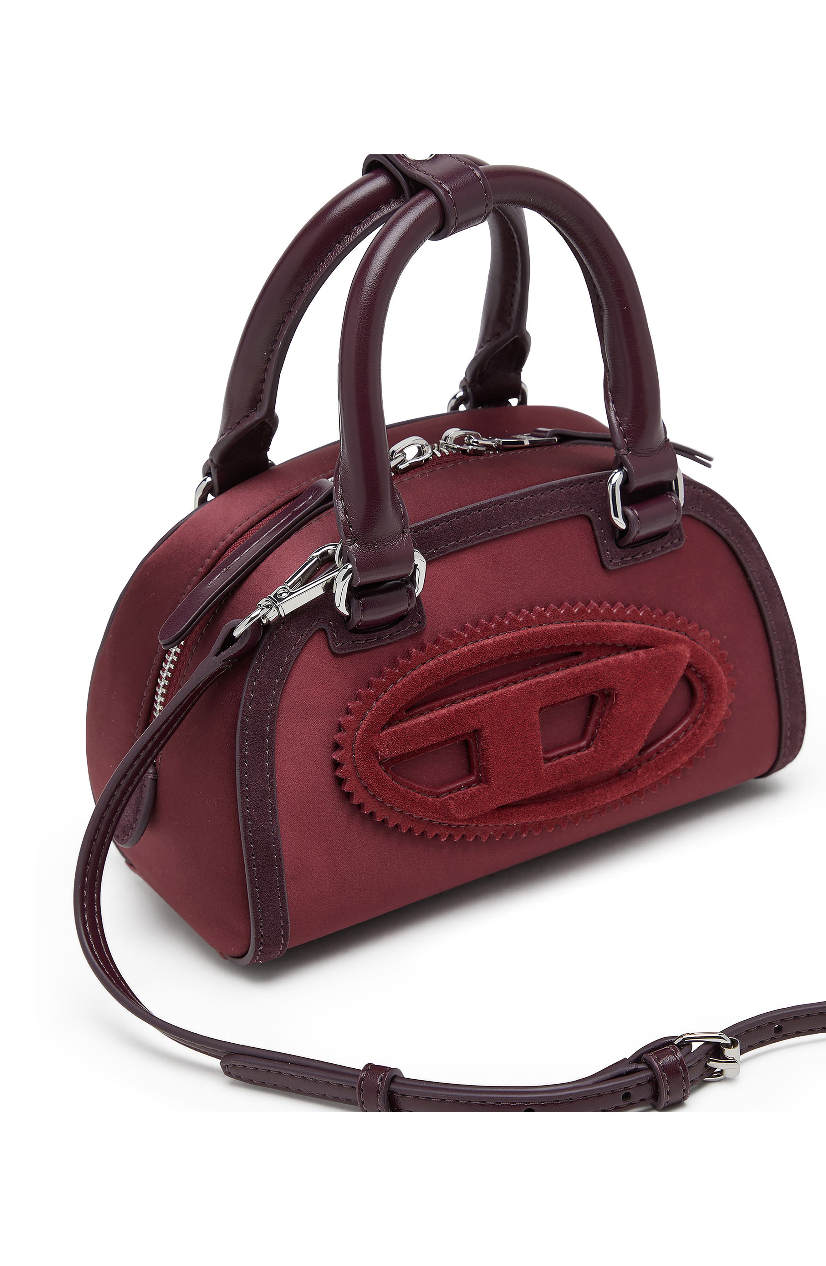 Mini 1DR Dome Bowling Bag, Alternate, color, MERLOT