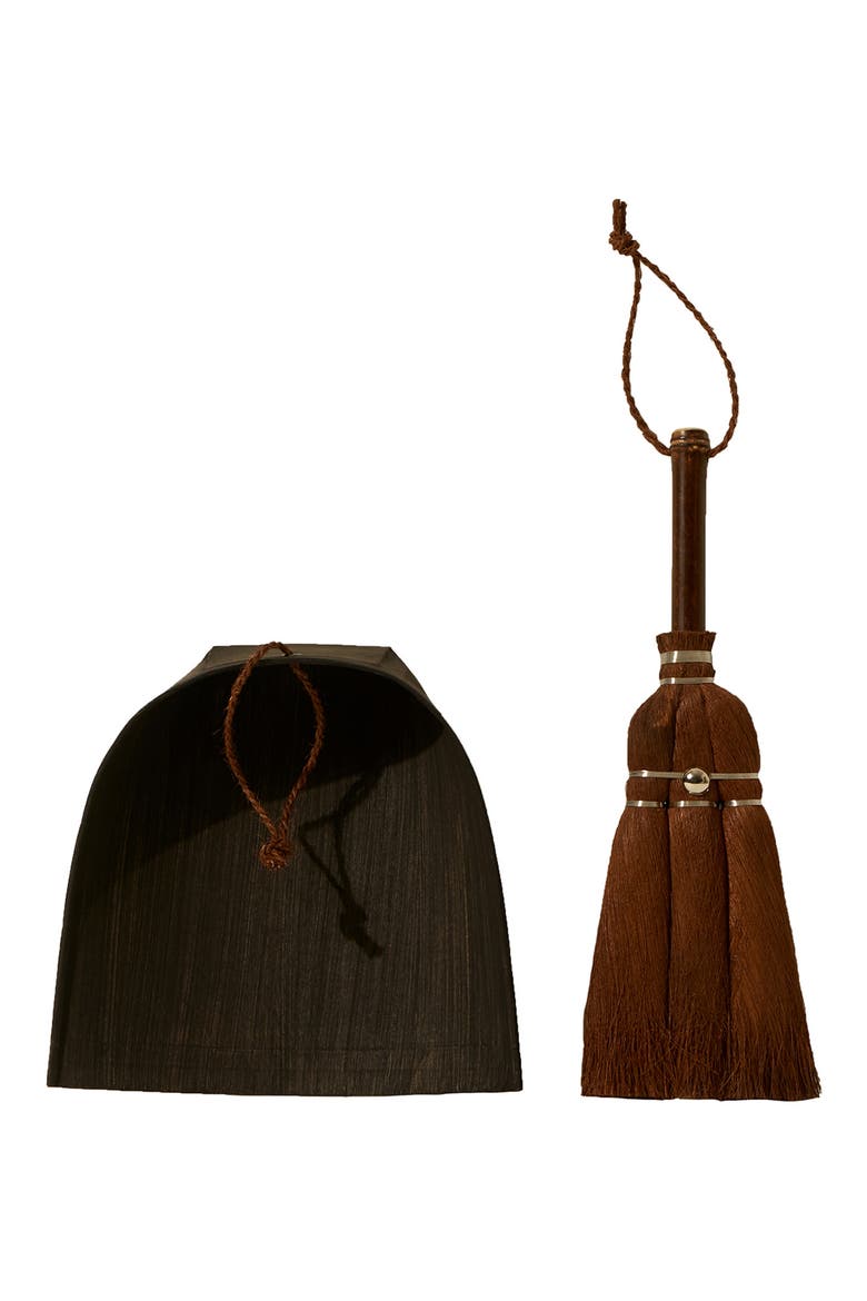 x Takada Whisk Broom & Dustpan Set, Main, color, BROWN