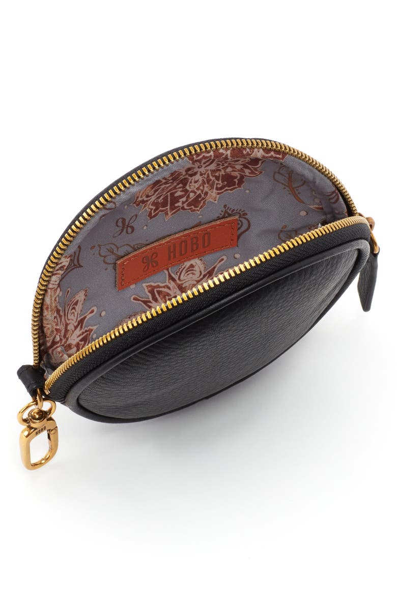 HOBO Revolve Clip Round Leather Pouch, Alternate, color,