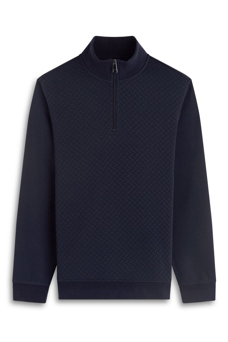 Quarter Zip Sweatshirt, Alternate, color, NAVY